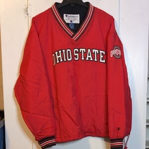 Vint. Ohio State Champion Windbreaker Sweater mens XL
